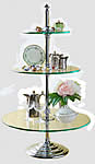 glass cake stands and domes